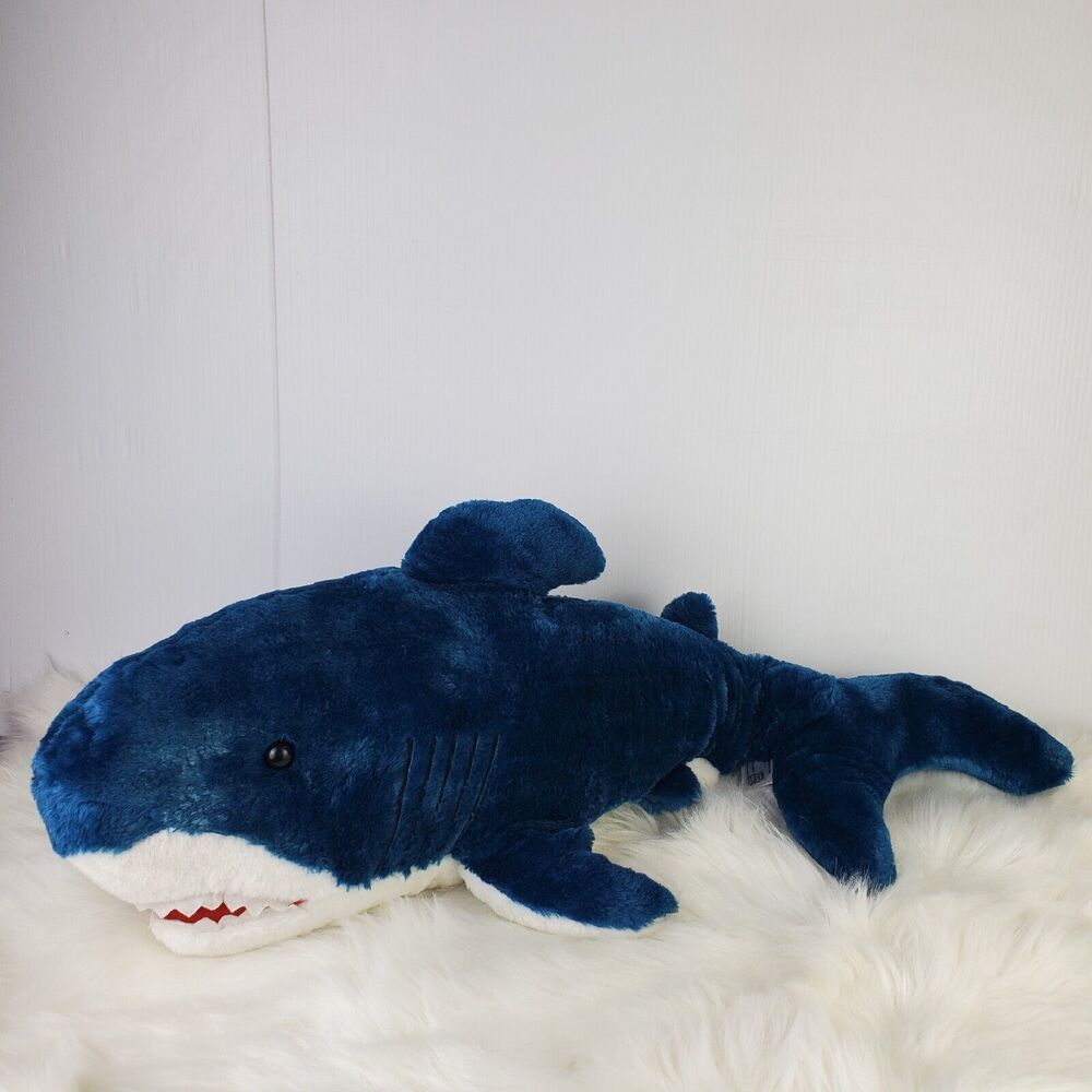 Fiesta Large Realistic Blue Shark Plush 29.5"